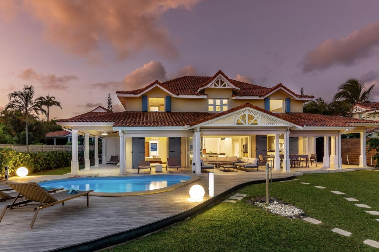 Villa Marine 5 Etoiles Sur La Plage Du Lagon A Deux Pas Du Golf Сен-Франсуа Екстер'єр фото